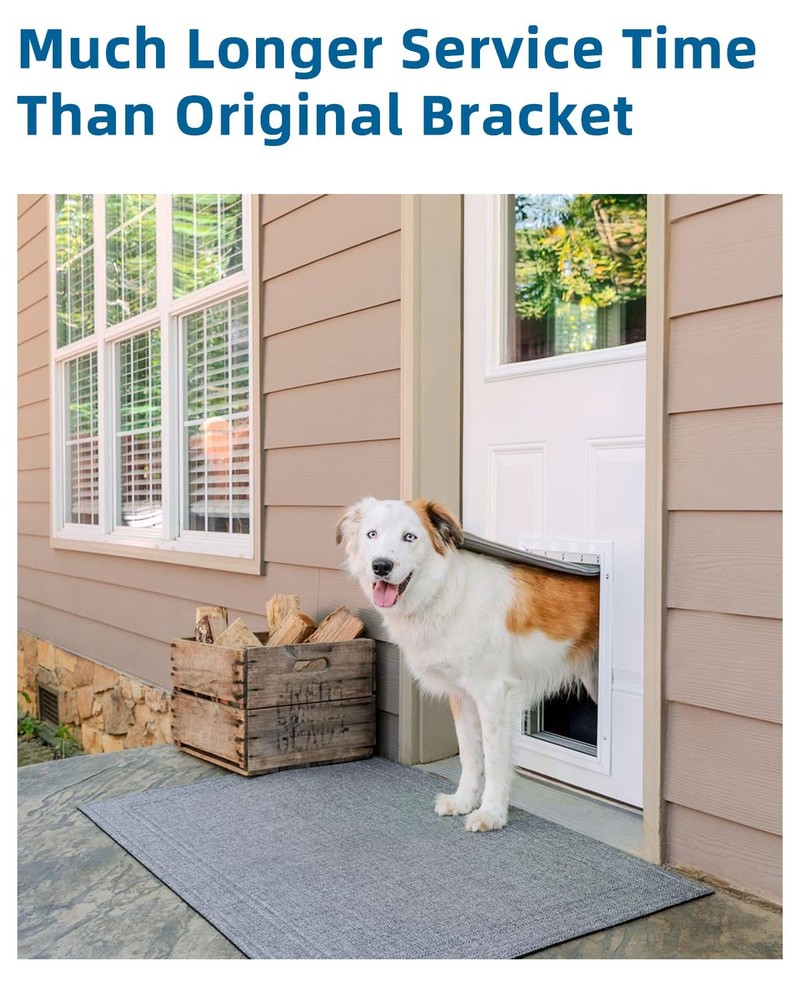 Replacement Bracket for PetSafe Dog Door Replacement Flaps - Aluminium Alloy ...