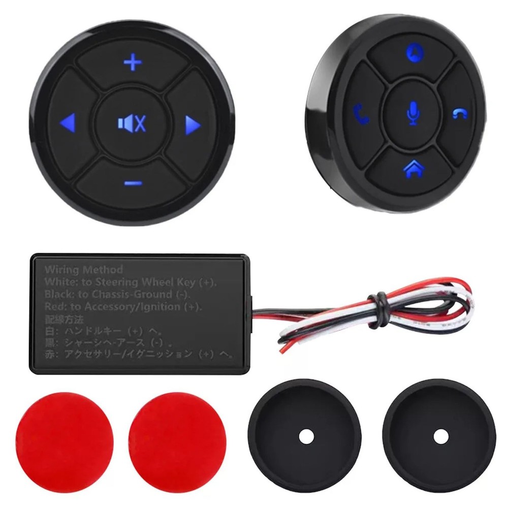 Universal Wireless Car Remote Control Button Smart Steering Wheel Controller Set