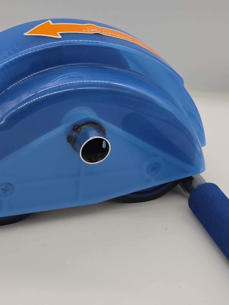 Original Ab Slide Abdominal Roller Workout Exercise Machine Blue Vintage