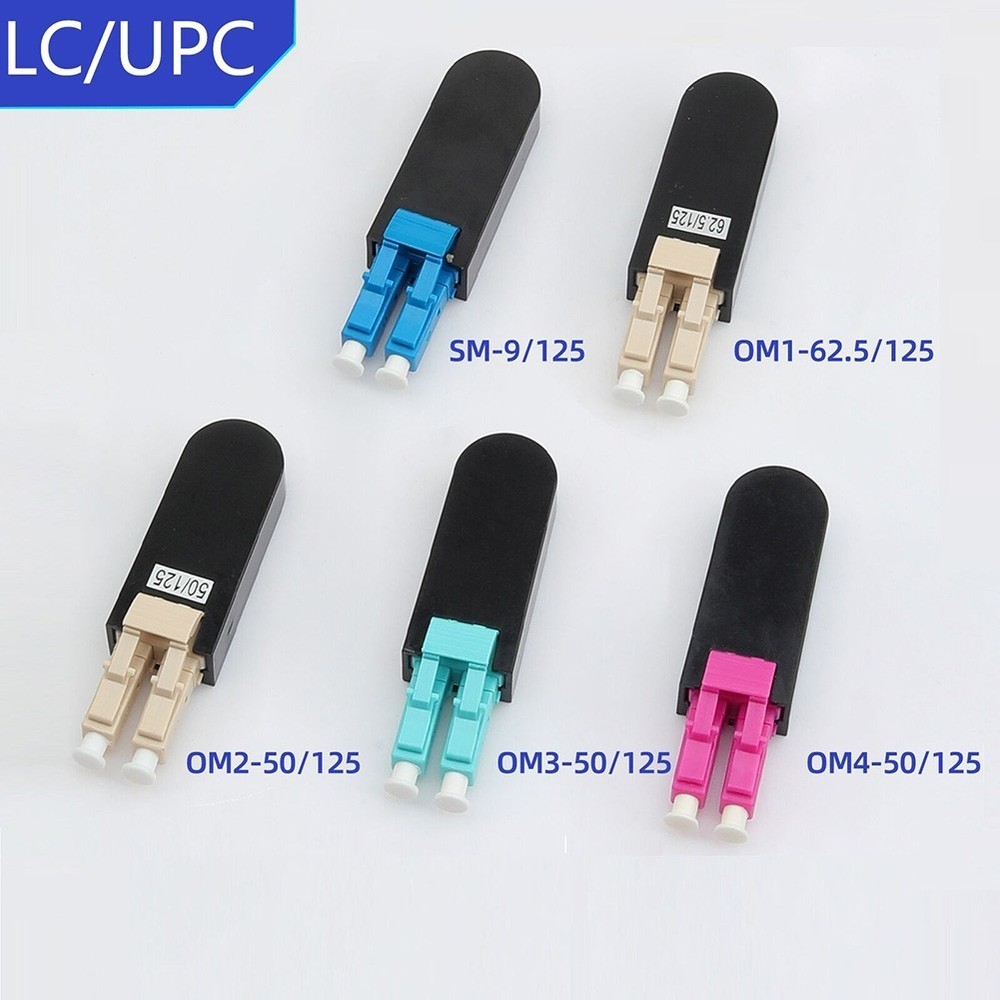 Efficient LC/UPC SMMM Fiber Optic Loopback Adapter for Stable Performance