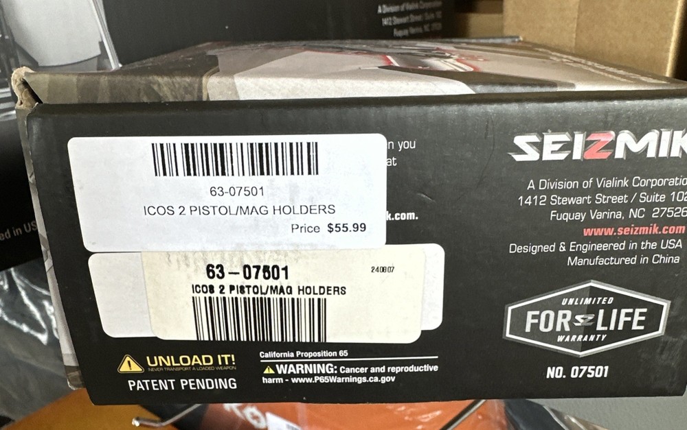 Seismic Pistol Storage