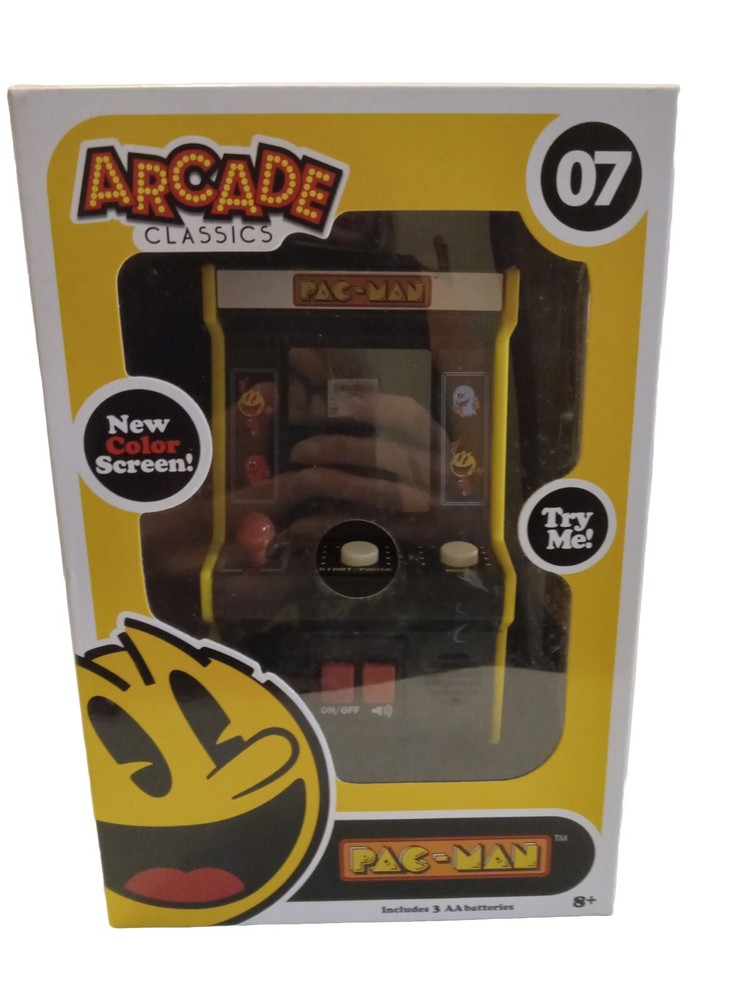 New Mini Pac Man Arcade Classics 07 Handheld Factory Sealed