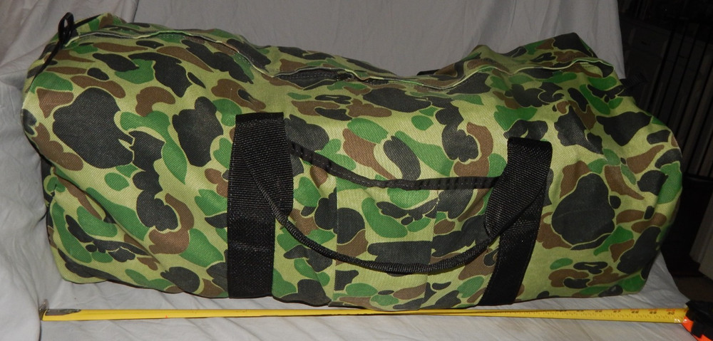 Large Camo Duffel Bag