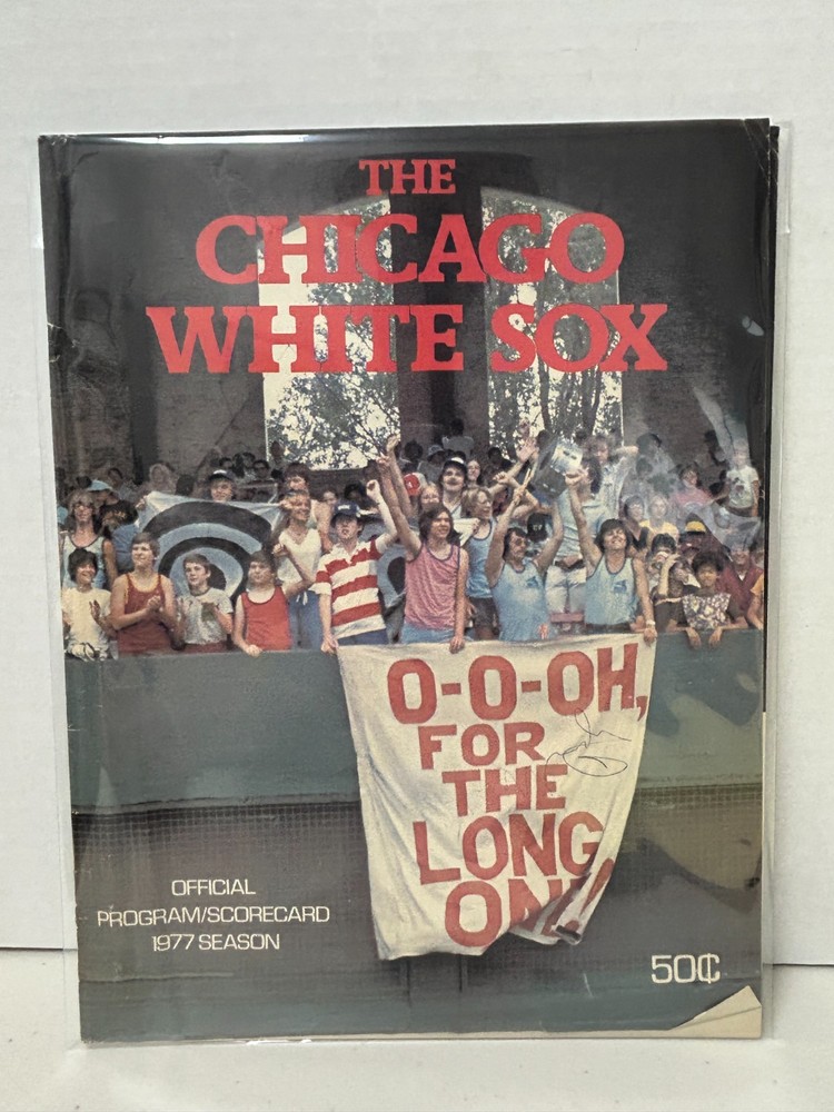 Chicago White Sox 1977 Official Program / Scorecard