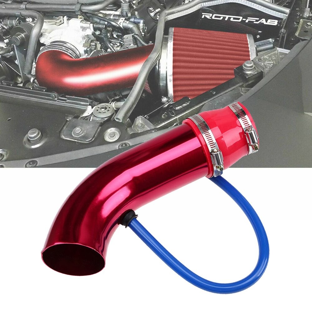 Feed Enclosed Induction Intake Pipe Kit Hose 3" Universal Car Air Cold System US