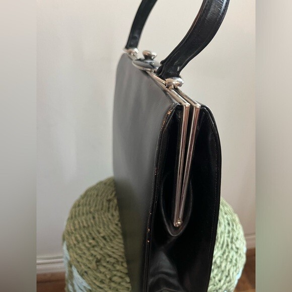 Vintage 50s Unbranded Top Handled Purse