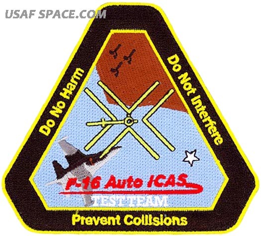 USAF 416th FLIGHT TEST SQ - INTEGRATED AUTO AIR COLLISION AVOIDANCE SYSTEM PATCH