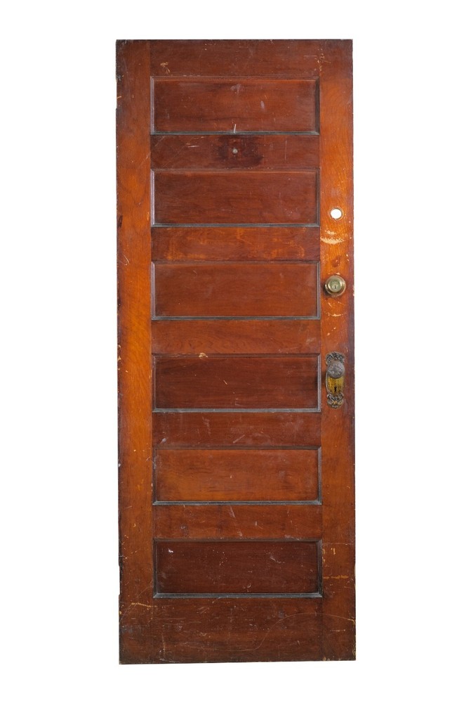 Vintage 6 Panel Solid Pine Passage Door 79.5 x 29.75