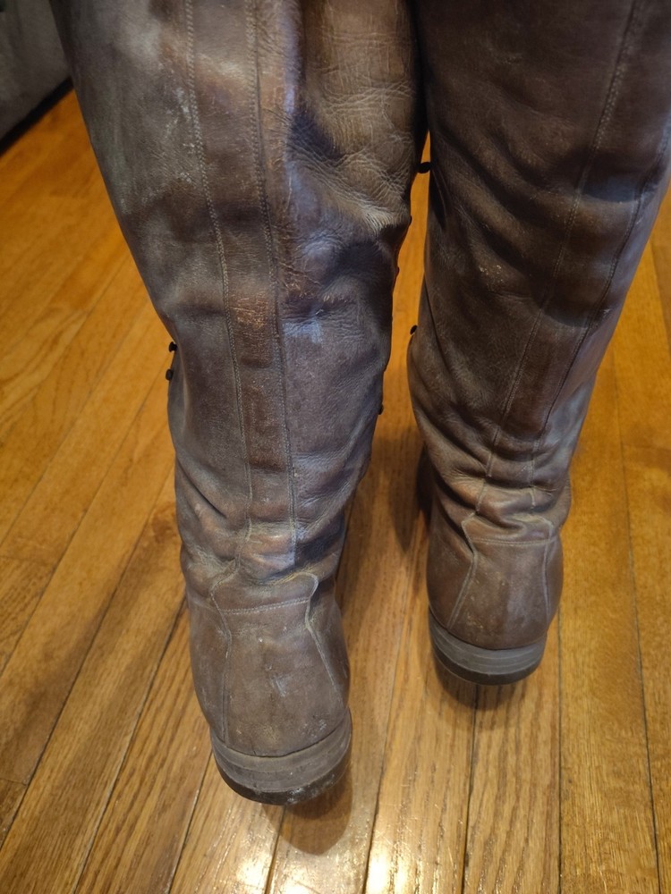 WW2 WWII Knee High Leather Army Boots