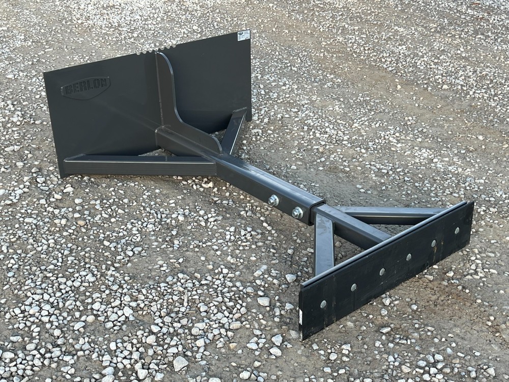 Berlon 96" Telescopic Material Pusher Scraper Attachment Fits Skid Steer QA