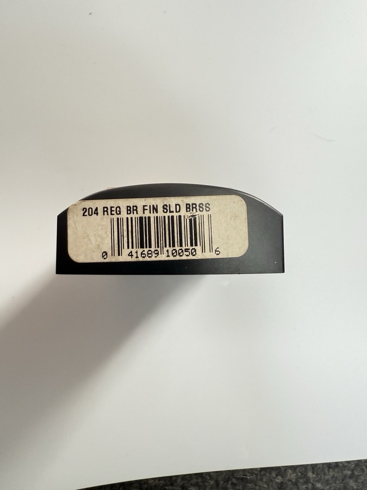 Solid Brass Zippo Lighter with Regular Brushed Finish 2006 Model - BNIB