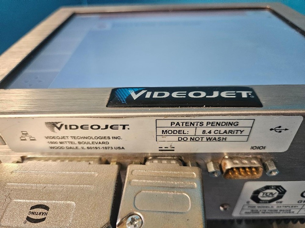 VIDEOJET DATAFLEX+ 107MM THERMAL 6420 TRANSFER PRINTER 8.4 CLARITY INTERFACE