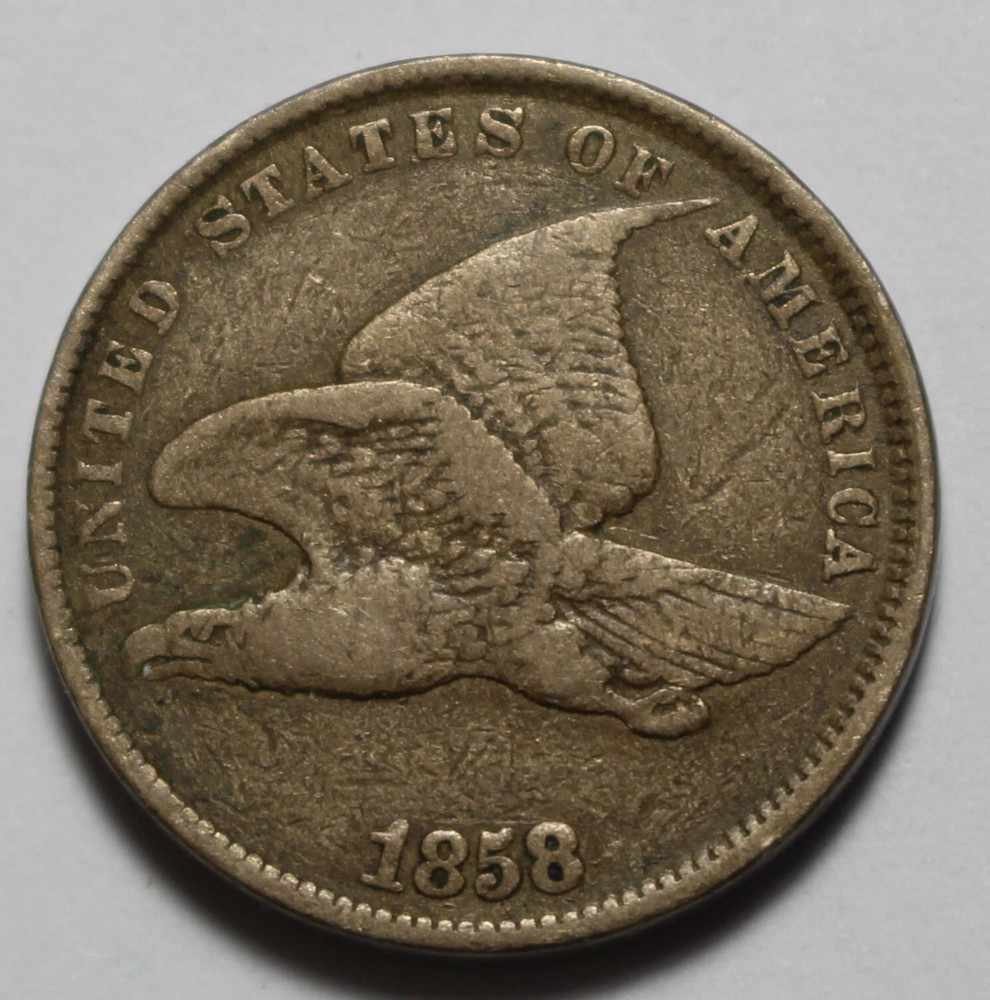 1858 Small Letters Flying Eagle Cent M745