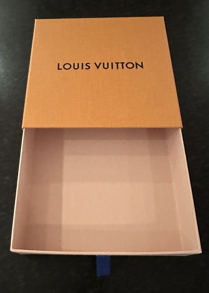 Louis Vuitton 6 3/4" x 6 1/2" x 1 3/4" Empty Drawer Style Box Authentic