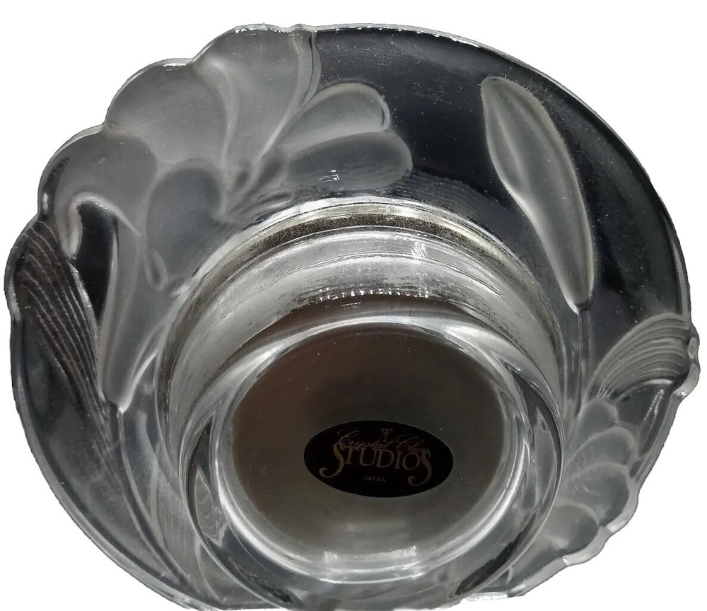 JAPAN CRYSTAL CLEAR STUDIOS DESK/MANTLE QUARTZ CLOCK