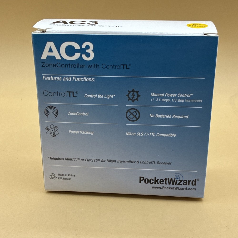 Pocket Wizard AC3 Zone Controller for Nikon