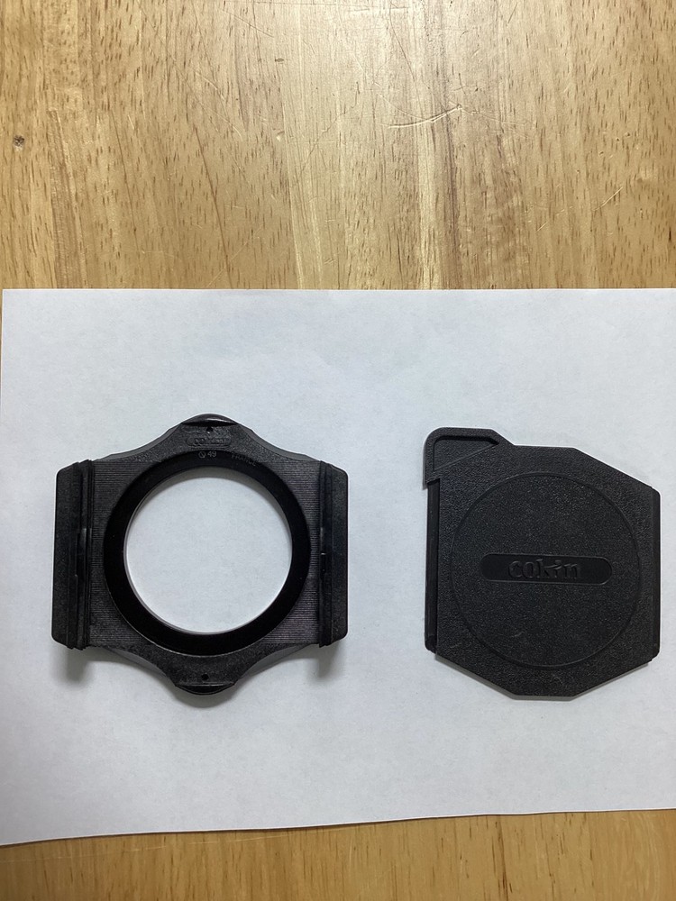 COKIN A SERIES SQUARE FILTER HOLDER ADAPTER WITH 49 mm RING