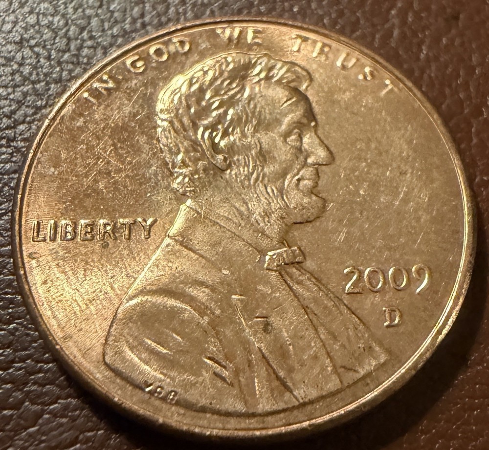 RARE 2009 D Lincoln Bicentennial 1 Cent Formative Years With Error (#282)