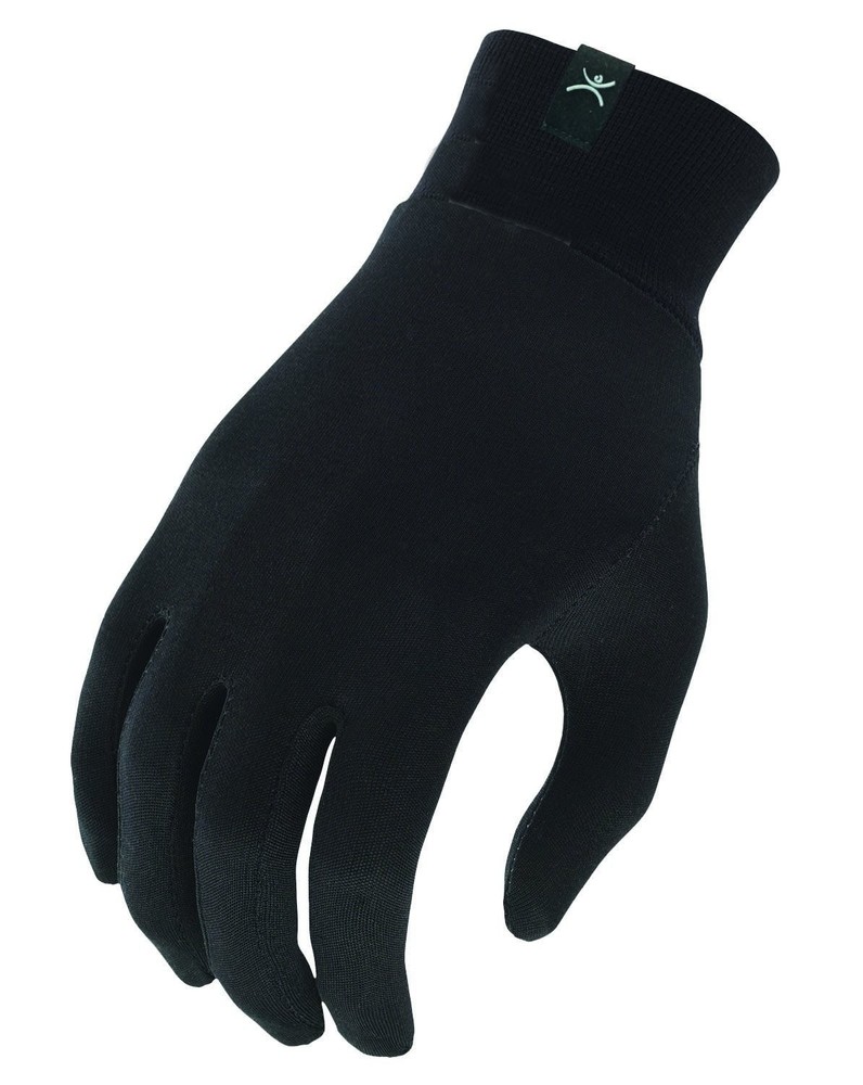 Terramar Thermasilk Glove (Black,Large) Large, Black
