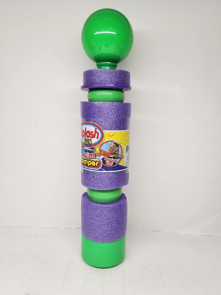 SPLASH FUN FOAM WATER PUMPER FLOATING POOL WATER TOY
