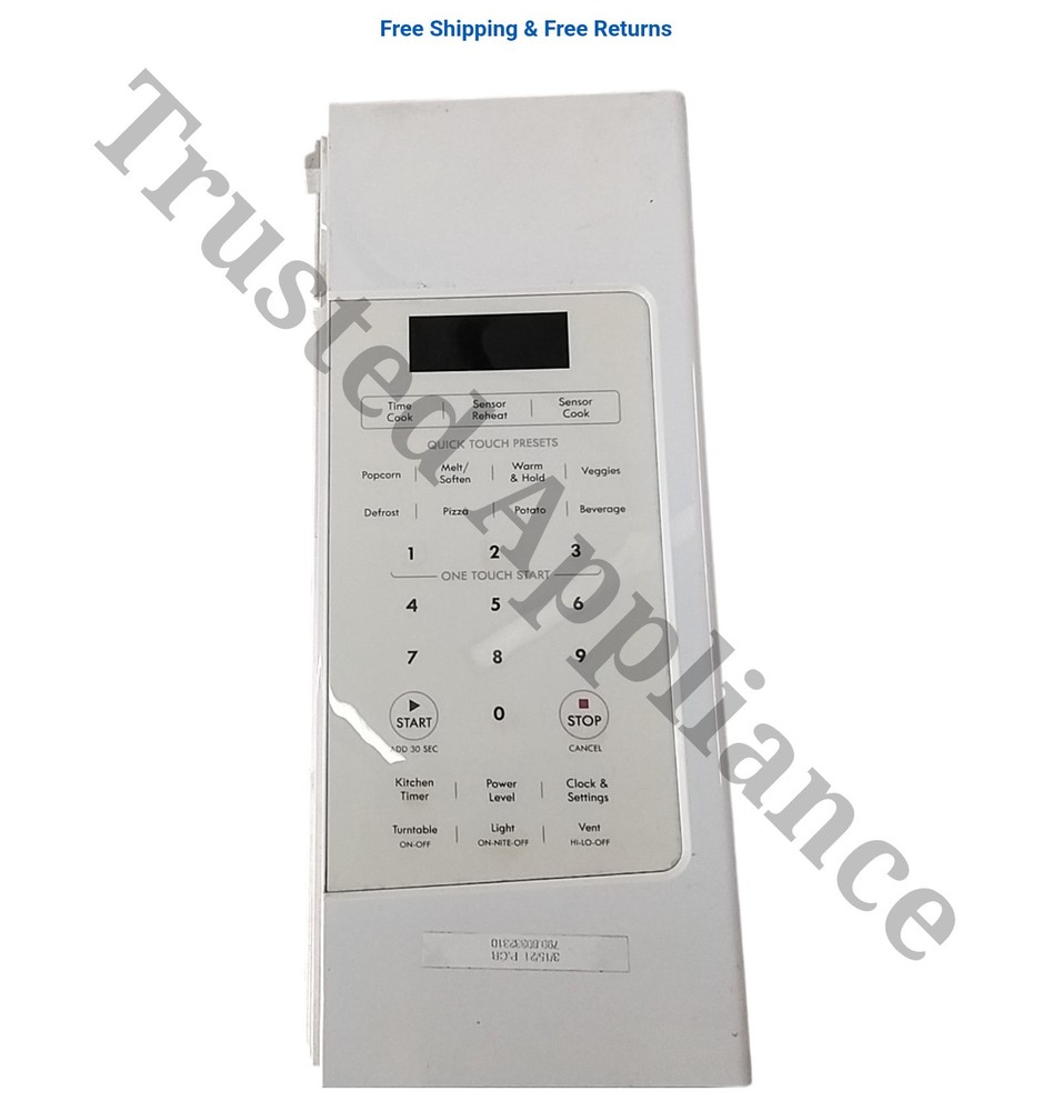 Microwave Control Panel Console EM048K9L-POHA White