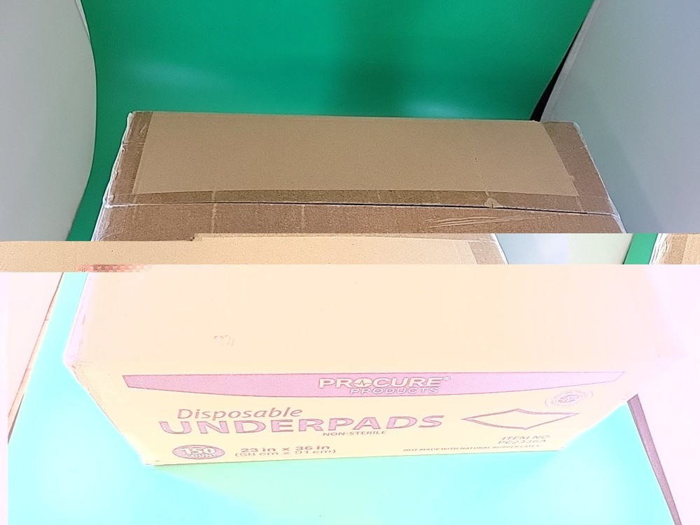 PROCURE PRODUCTS DISPOSABLE UNDERPADS 150 count 23" X 36''