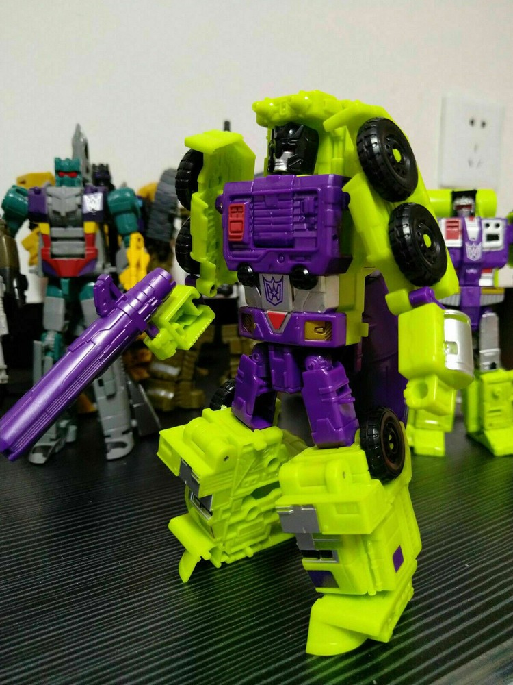 12in For G1 Transformers Robot IDW Devastator Mod Action Figure Toy Set No Box