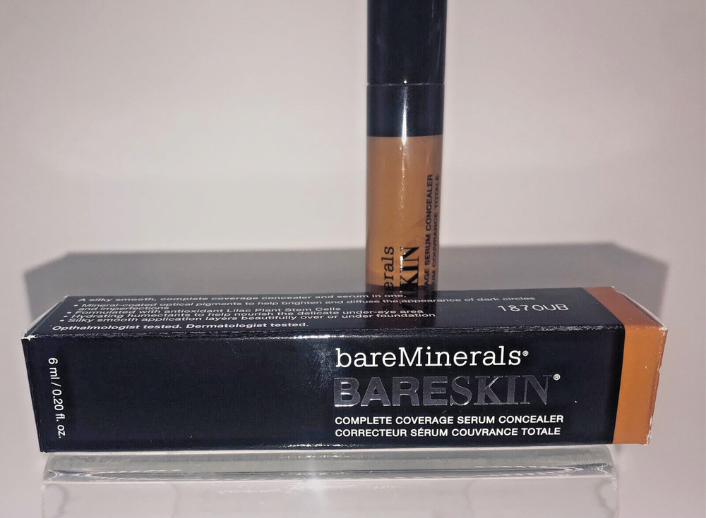 BareMinerals Bareskin Complete Coverage Serum Concealer DARK TO DEEP - Size 6mL