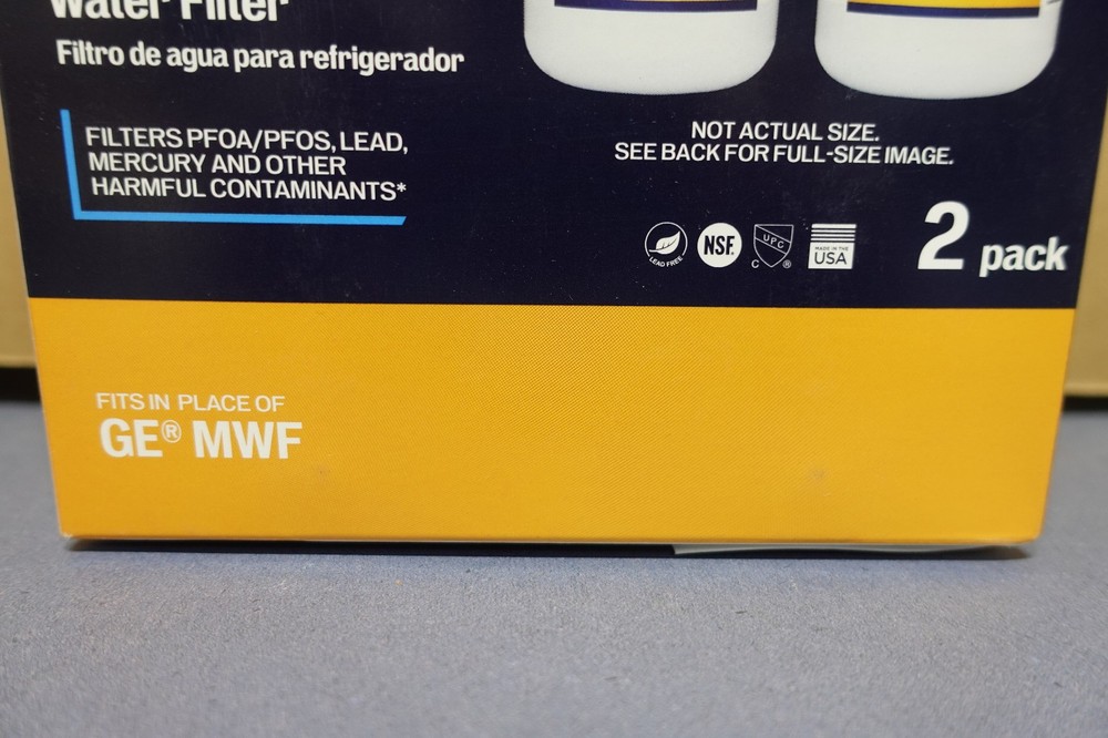 Project Source #3846776 G-1-2 Refrigerator Water Filter fits GE MWF - 2-Pack NEW