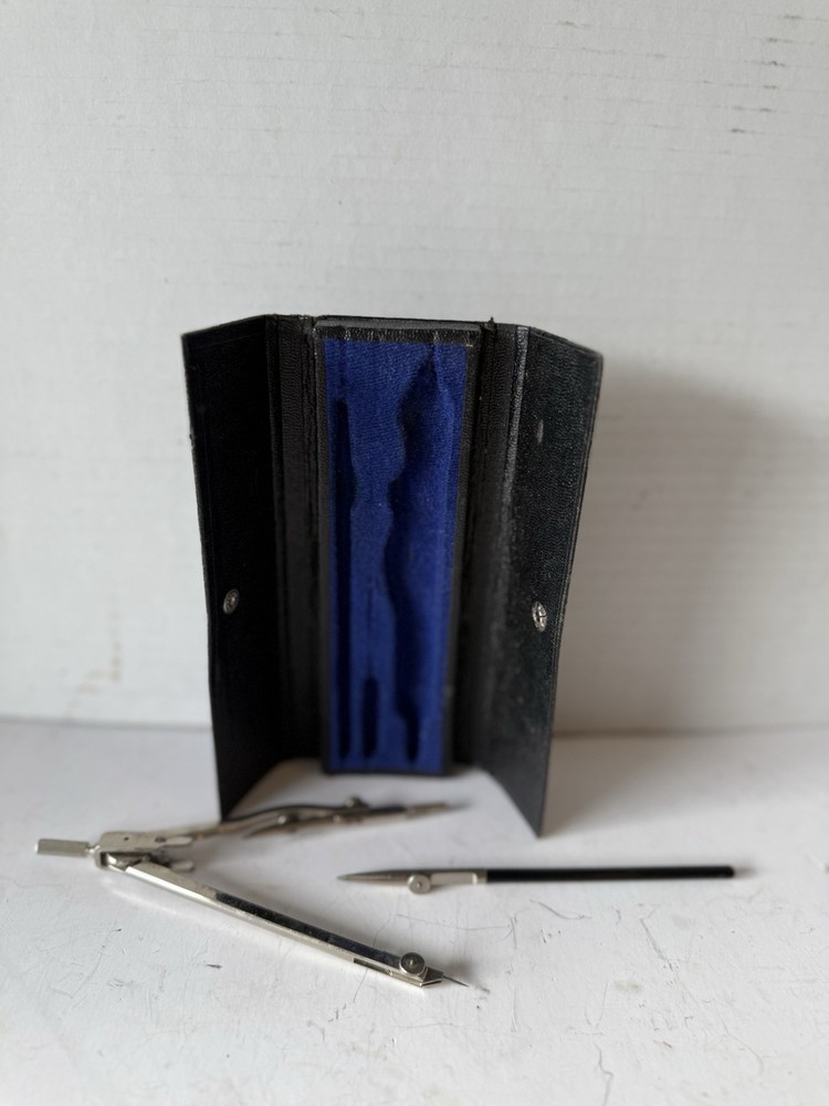 Vintage Hago & Co. Drafting Compass With Case