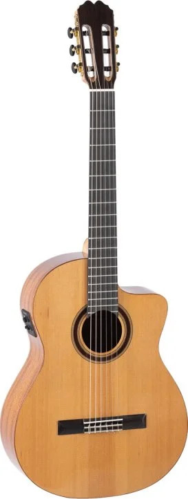 Admira Granada ECF cutaway electrified classical guitar with solid cedar top,...