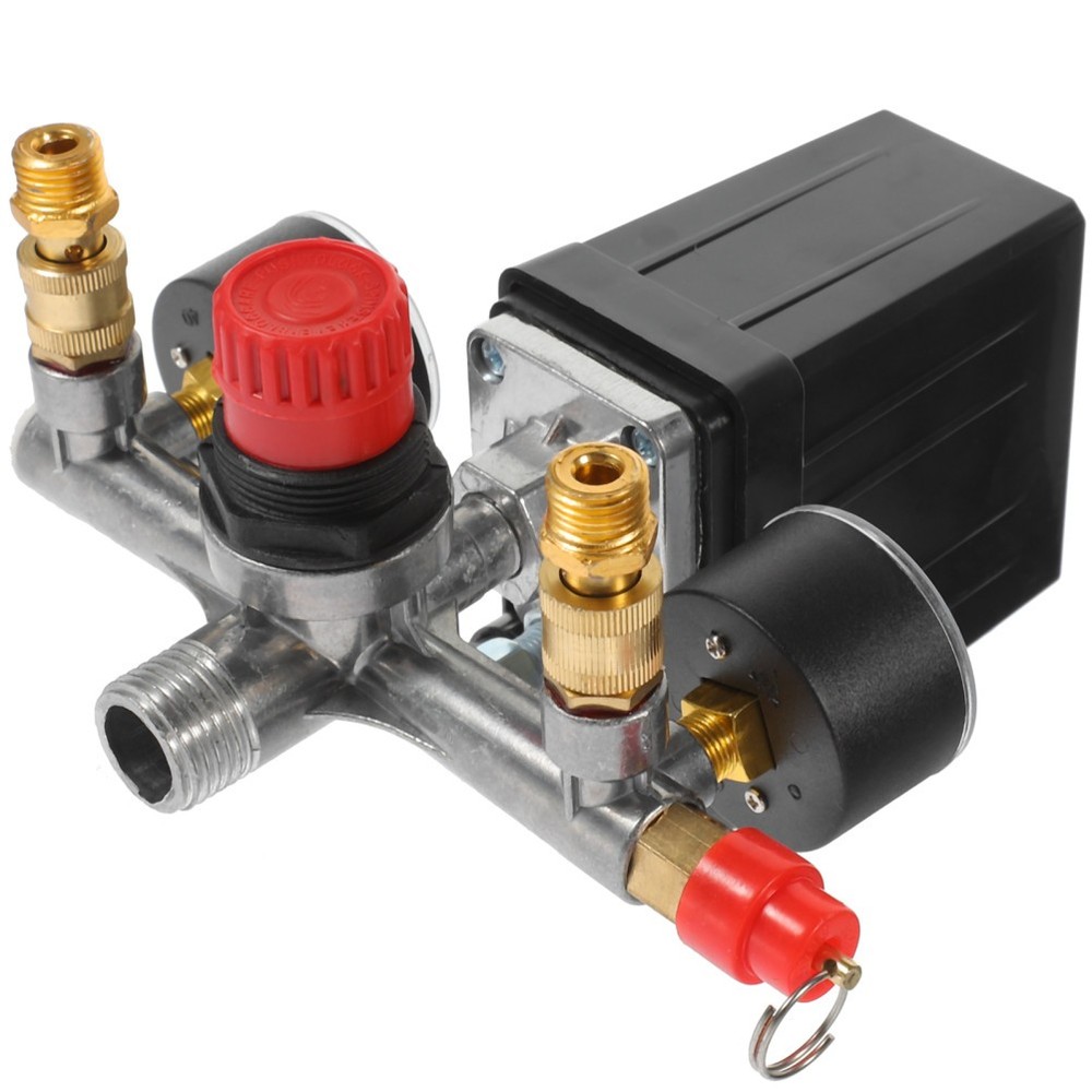 Pressure Switch Water Regulator Single-hole Reducing Valve with Barometers