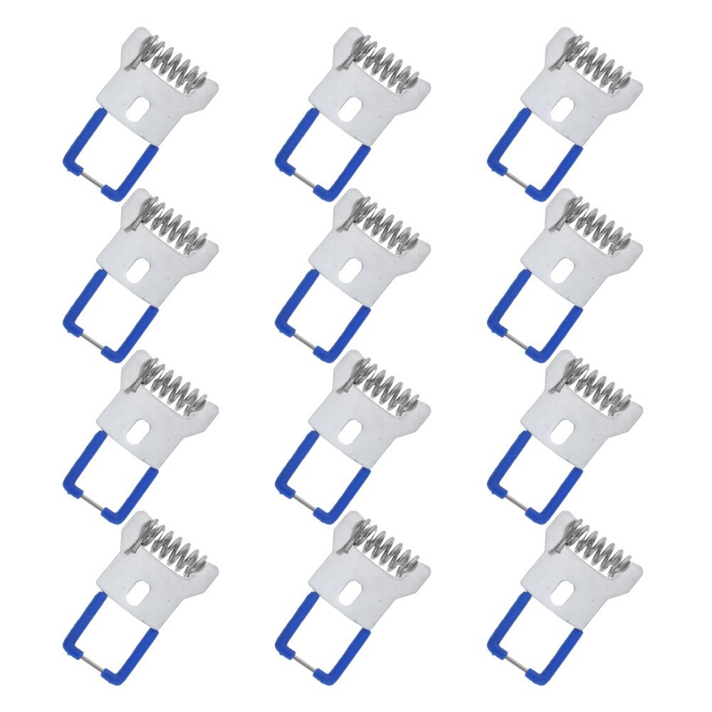 12 Pcs Retaining Clips Ceiling Lights Spring Detachable for Downlight Clamps