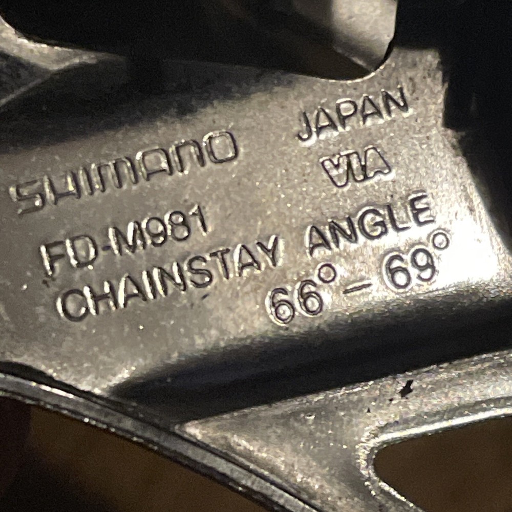 Shimano XTR Front Derailleur FD-M981 nice!!