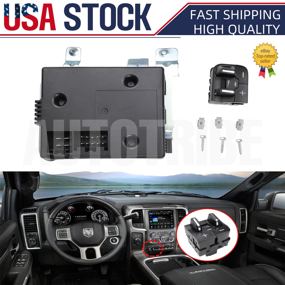 Trailer Brake Controller Module For 2016 2017 2018 Ram 1500 2500 3500 4500 5500