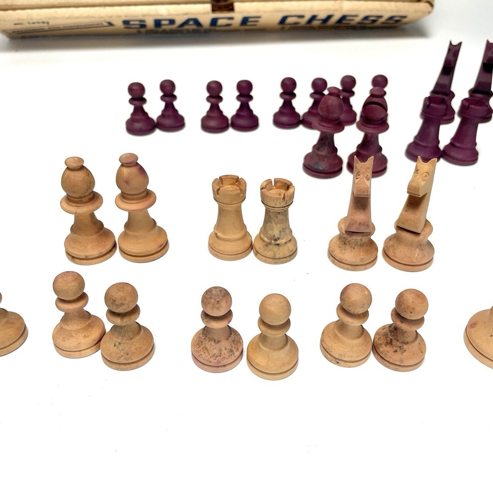 Vintage Space Chess Multi-Level Chess Set 4th Dimension