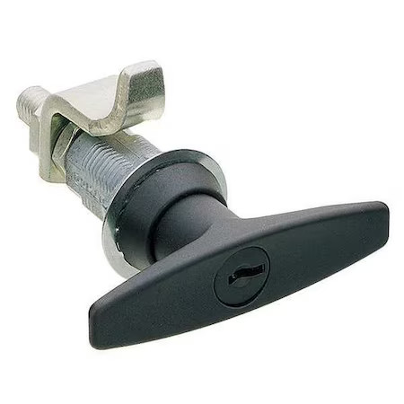 Compression Latch, Keyed, Blk Powder Coat, 4Rrc4
