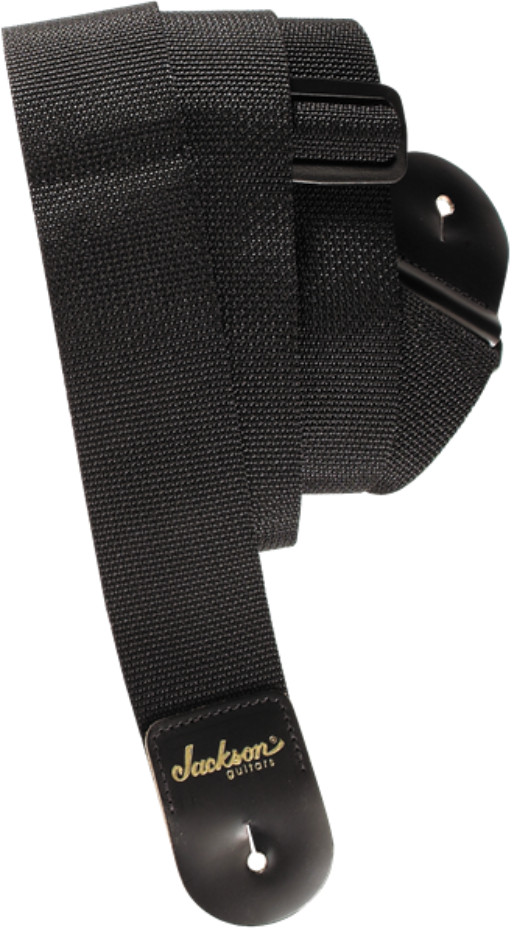 Jackson Guitars 2" Poly Adjustable Guitar Strap, Black