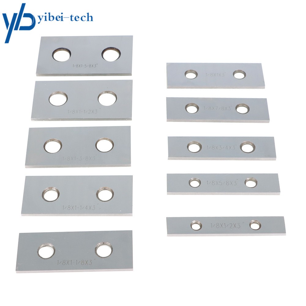 10 Pair 1/8 × 3" Precision Parallel Set Hardened Steel In Case US