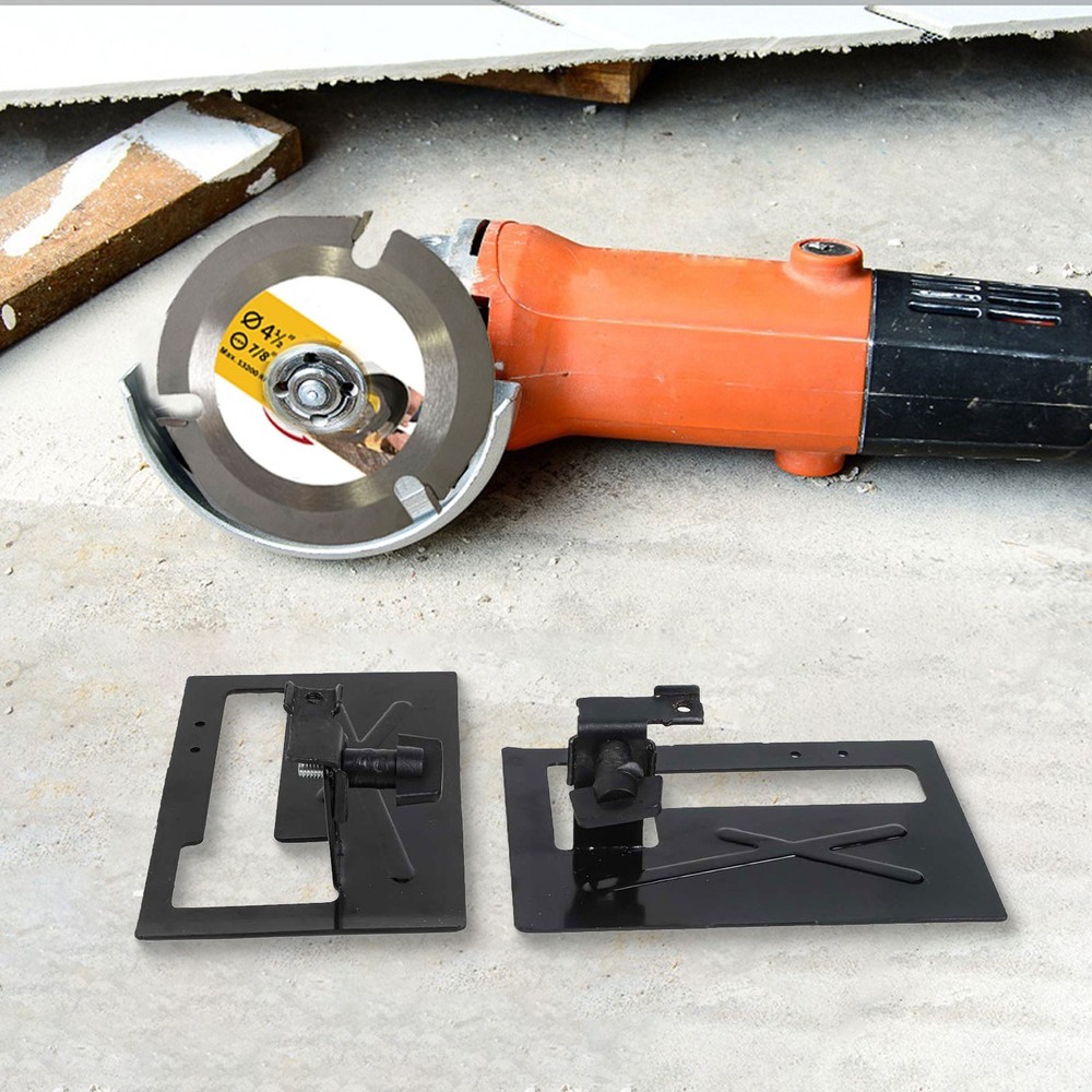 2pcs Adjustable Grinder Stand with Cutting Bracket for Woodworking Projects