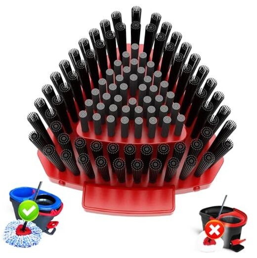 Upgraded Spin Mop Replace Scrub Mop Brush Compatible with O Cedar 2 Tank 1 Pack