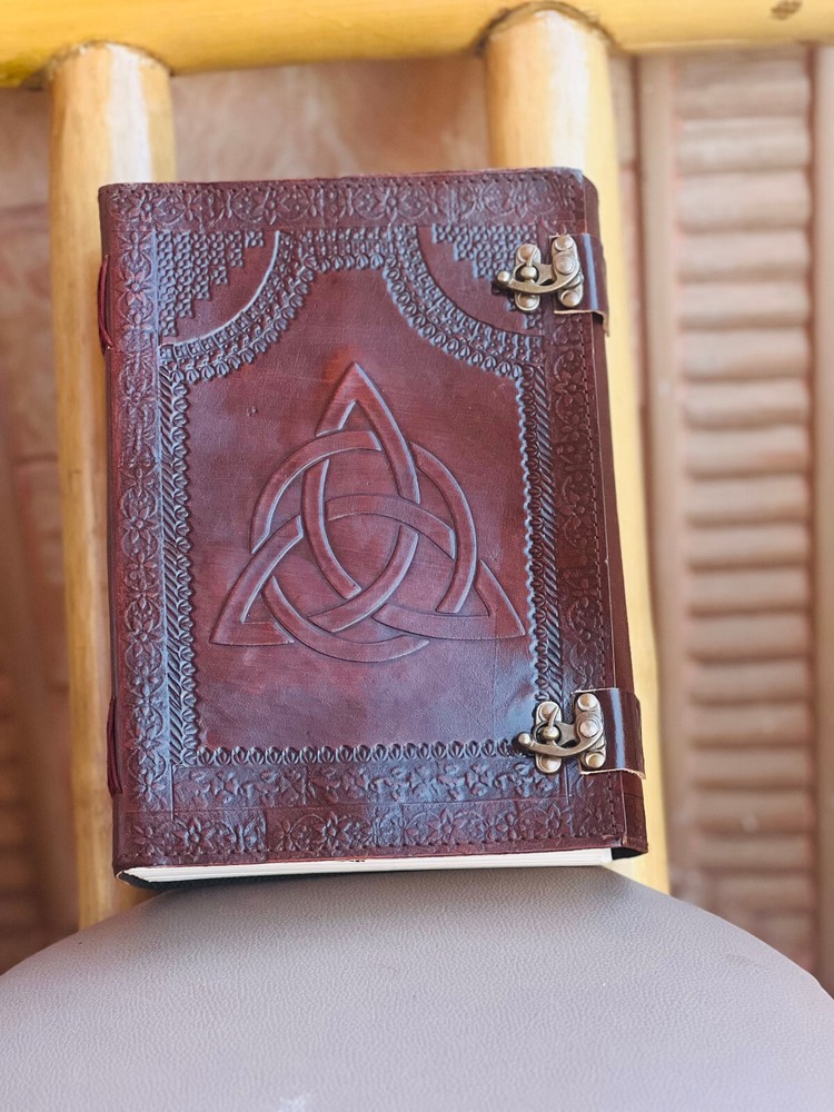 Extra Large 600 Page Brown RefinedLeather Unlined Diary Leather Journal