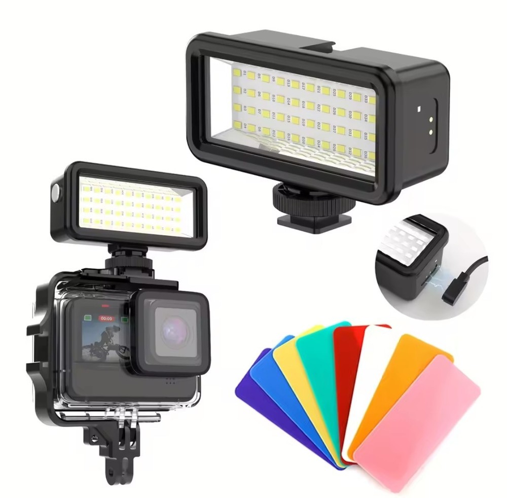 40M Diving Underwater Waterproof LED Flash Light