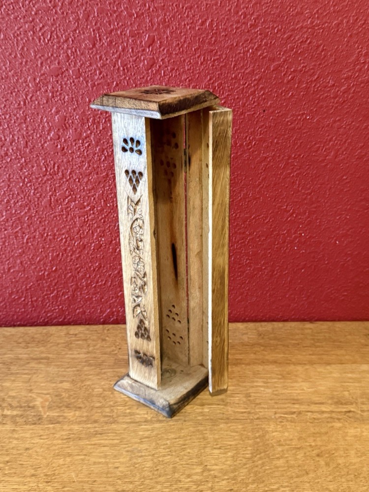 Incense Stick Holder Tower Wooden