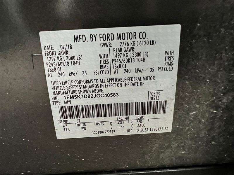 Camera/Projector Camera Rear Fits 17-19 EXPLORER 2440823
