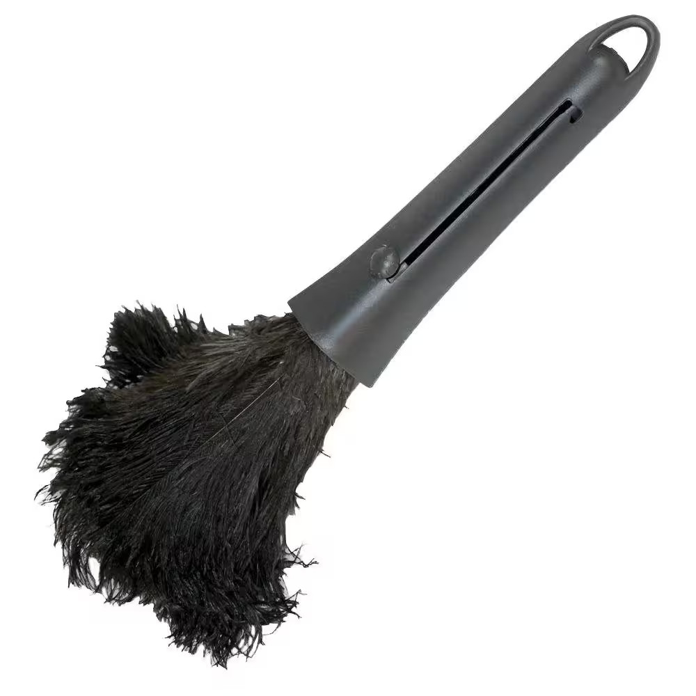 15 In. Retractable Soft Feather Duster with Adjustable Lever and Hanging Loop