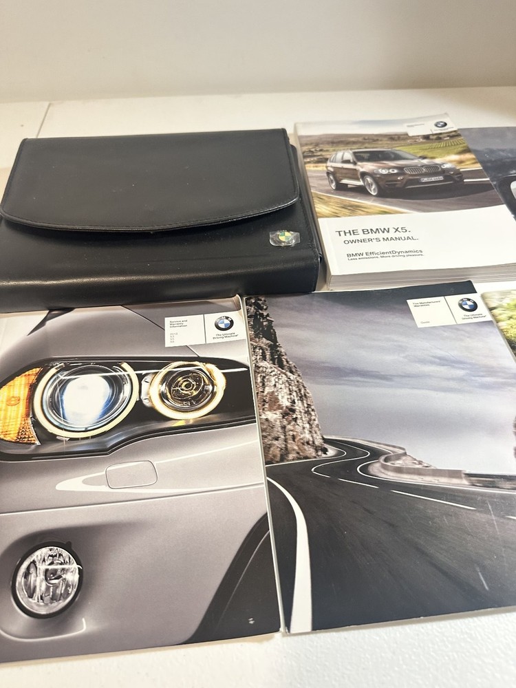 2011 BMW X5 Owner's Manual Set