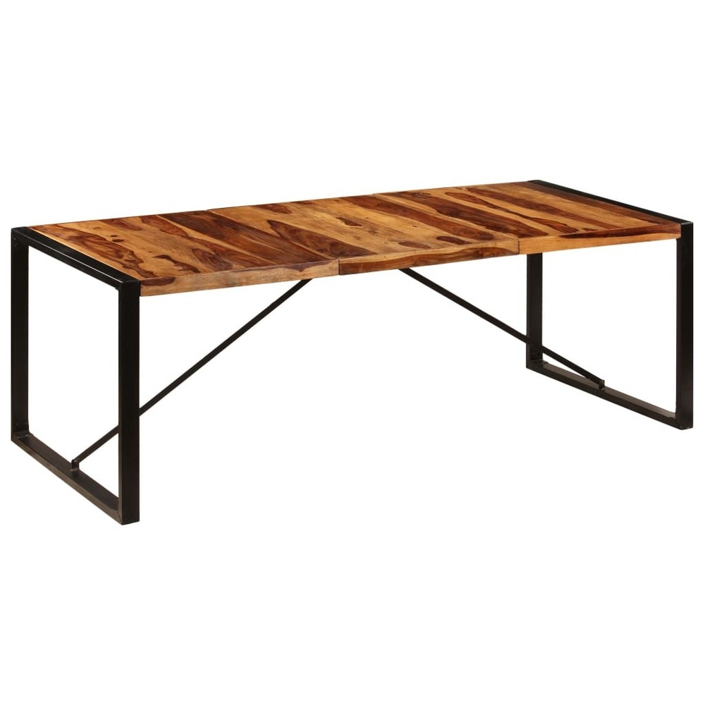 Dining Table Kitchen Table Dining Room Dinner Table Solid Acacia Wood vidaXL