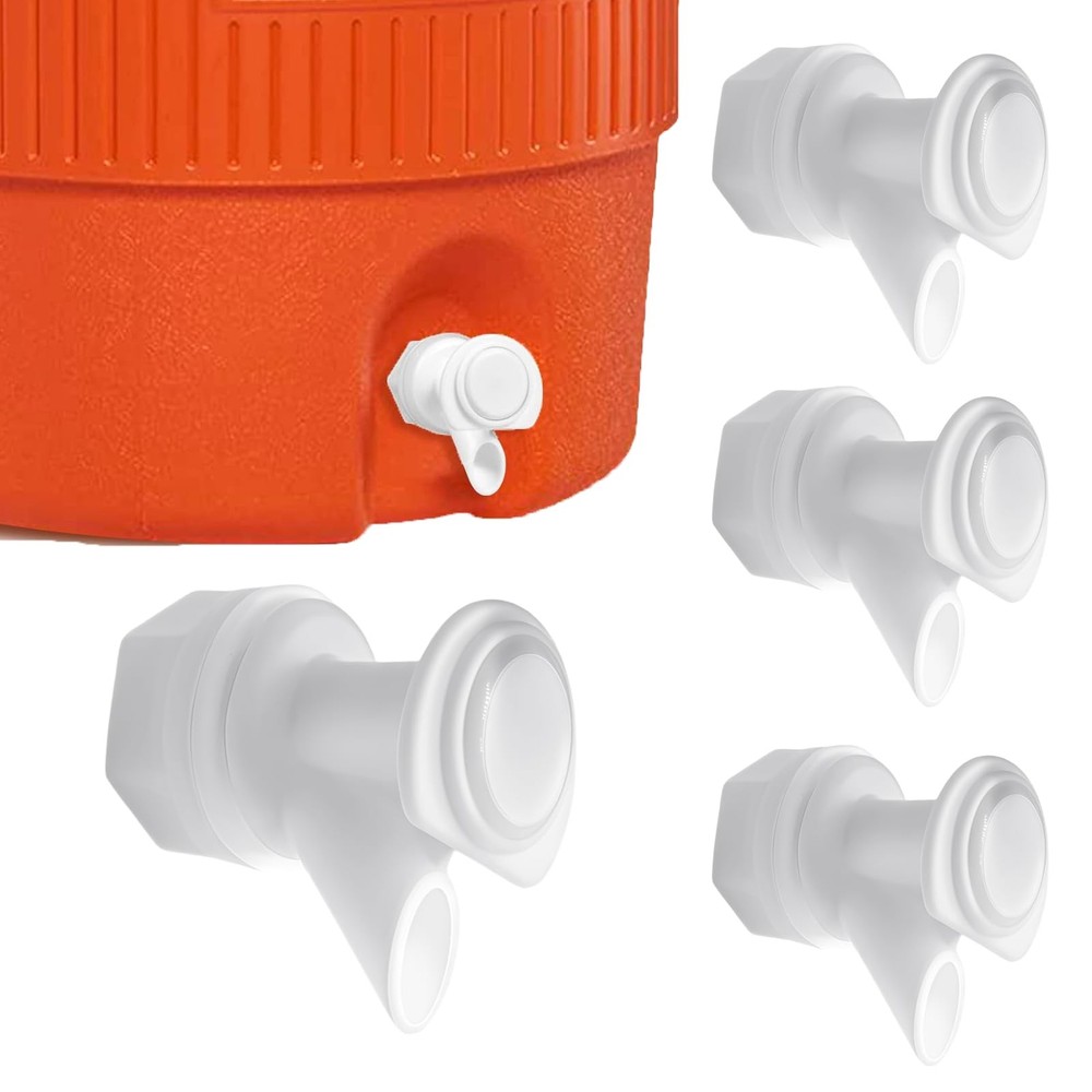 Push-Button Cooler Spigot Replacement for Igloo 2-10 Gallon Water Jugs Cooler...