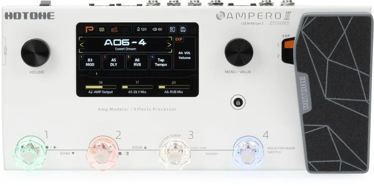 Hotone Ampero II Amp Modeler and Effects Processor Pedal